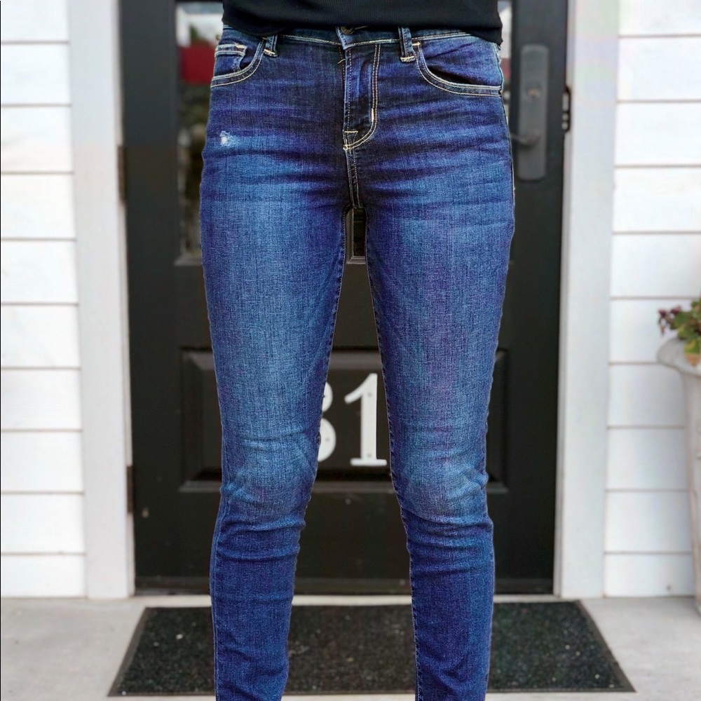 Paige Skinny Jeans Dark Wash